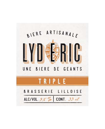 Lyderic Triple, 9,5% - 75cl (LILLOISE)