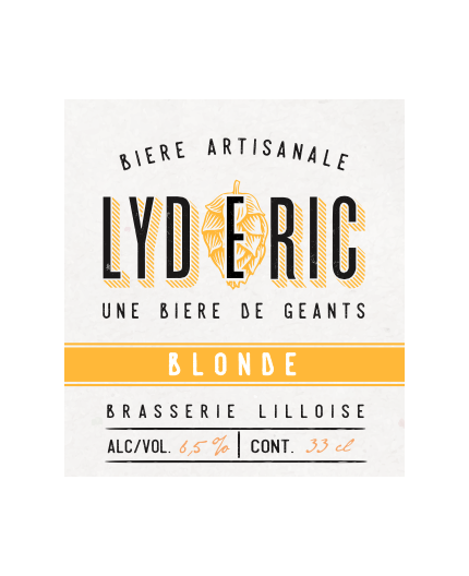 Lyderic Blonde, 6,5% - 33cl (LILLOISE)