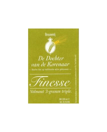 Finesse - 8,5% - 33cl (DE DOCHTER VAN DE KORENAAR)